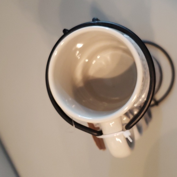 Thankful be calm happy relax stacking espresso mugs tower NWT - Picture 5 of 7